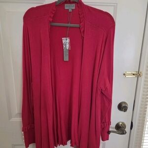 Elegant Red Women's Sweater By Joseph A